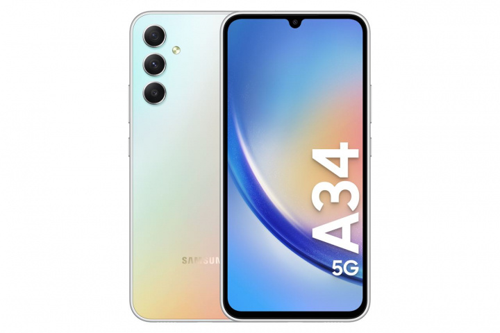 Samsung Galaxy A34 5G 128GB White i gruppen SMARTTELEFON & NETTBRETT / Mobiltelefoner & smartphones hos TP E-commerce Nordic AB (C23159)