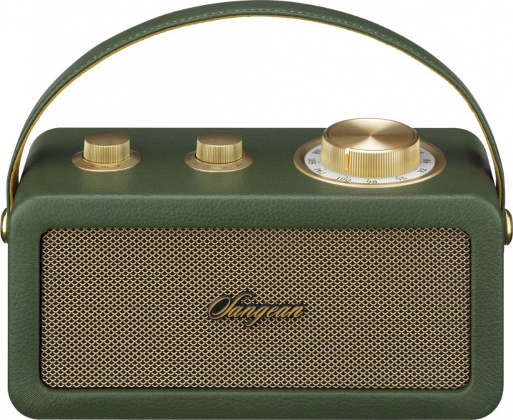 Sangean RA-101 Bluetooth Retro Radio med TWS - Grønn i gruppen Elektronikk / Lyd & Bilde / Høyttalere & tilbehør / Bluetooth-høyttalere / Bærbare høyttalere hos TP E-commerce Nordic AB (C23199)