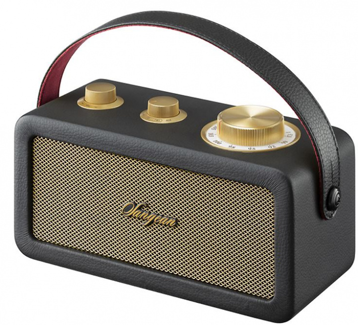 Sangean RA-101 Bluetooth Retro Radio med TWS - Svart i gruppen Elektronikk / Lyd & Bilde / Høyttalere & tilbehør / Bluetooth-høyttalere / Bærbare høyttalere hos TP E-commerce Nordic AB (C23200)