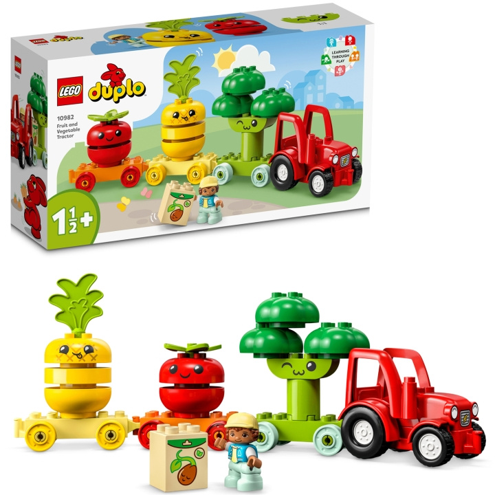 LEGO DUPLO - Frukt Och Grönsakstraktor 10982 i gruppen LEKER, BARN OG BABY / Leker / Byggeleker / Lego hos TP E-commerce Nordic AB (C23224)
