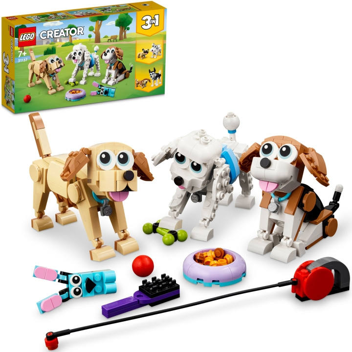 Lego Creator - Søte hunder 31137 i gruppen LEKER, BARN OG BABY / Leker / Byggeleker / Lego hos TP E-commerce Nordic AB (C23274)