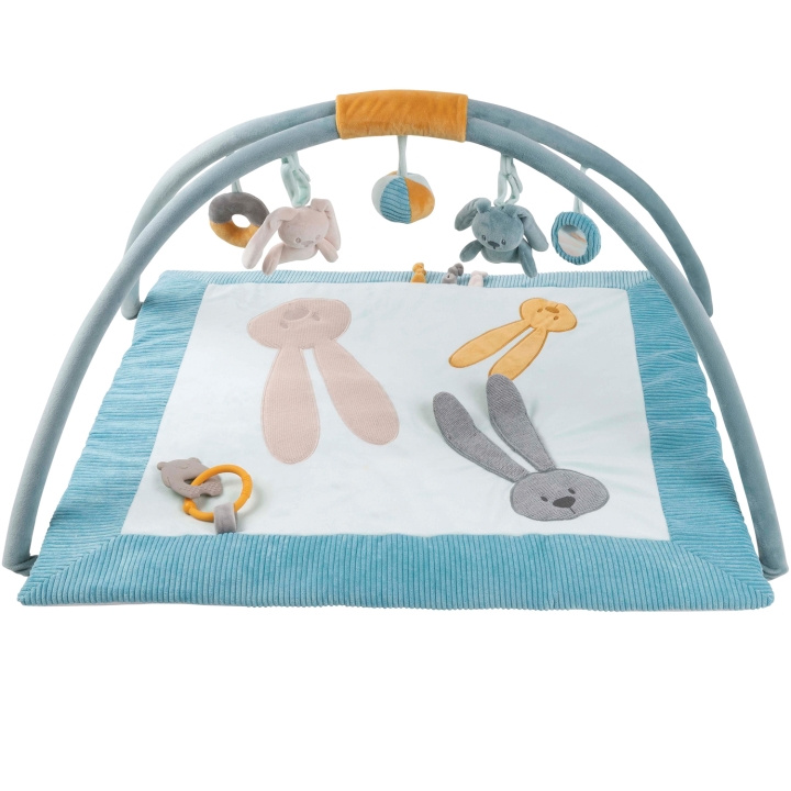 Nattou Lapidou babygym - firkantet i gruppen LEKER, BARN OG BABY / Babyleker (0-3 år) / Aktivitetsleker hos TP E-commerce Nordic AB (C23288)