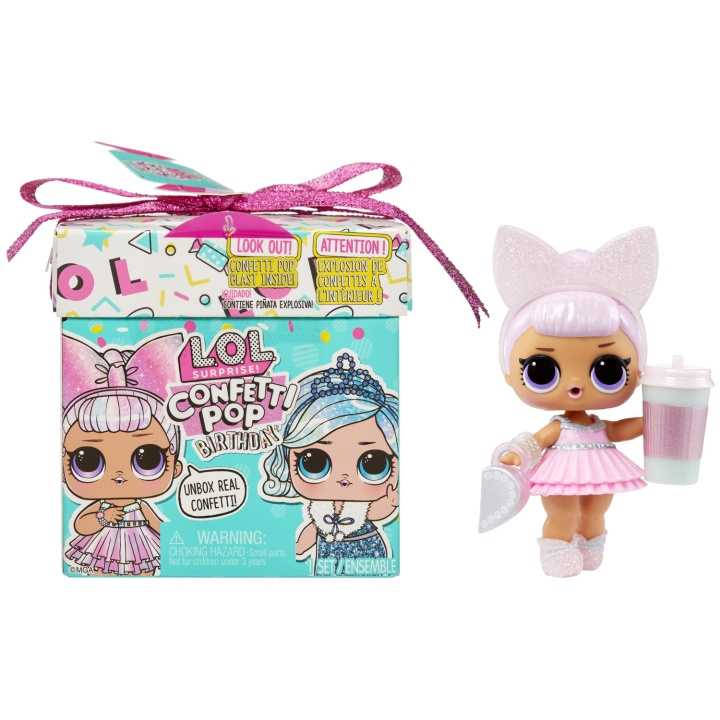 L.O.L. Konfetti Glitter Pop Bursdag i gruppen LEKER, BARN OG BABY / Leker / Dukker & tilbehør hos TP E-commerce Nordic AB (C23352)