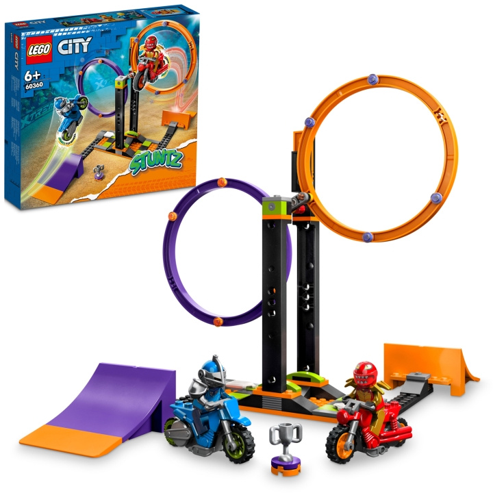 LEGO City Stuntz - Snurrande Stuntutmaning 60360 i gruppen LEKER, BARN OG BABY / Leker / Byggeleker / Lego hos TP E-commerce Nordic AB (C23362)