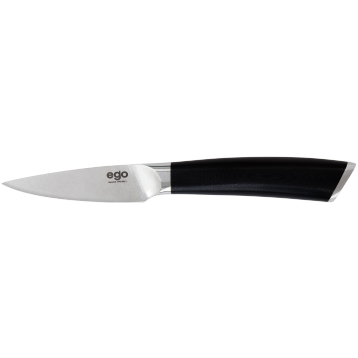 Ego ES9PK Sandvik 9 cm skjærekniv i gruppen HJEM, HUS OG HAGE / Kjøkkenutstyr / Kjøkkenkniver og knivslipere hos TP E-commerce Nordic AB (C23403)