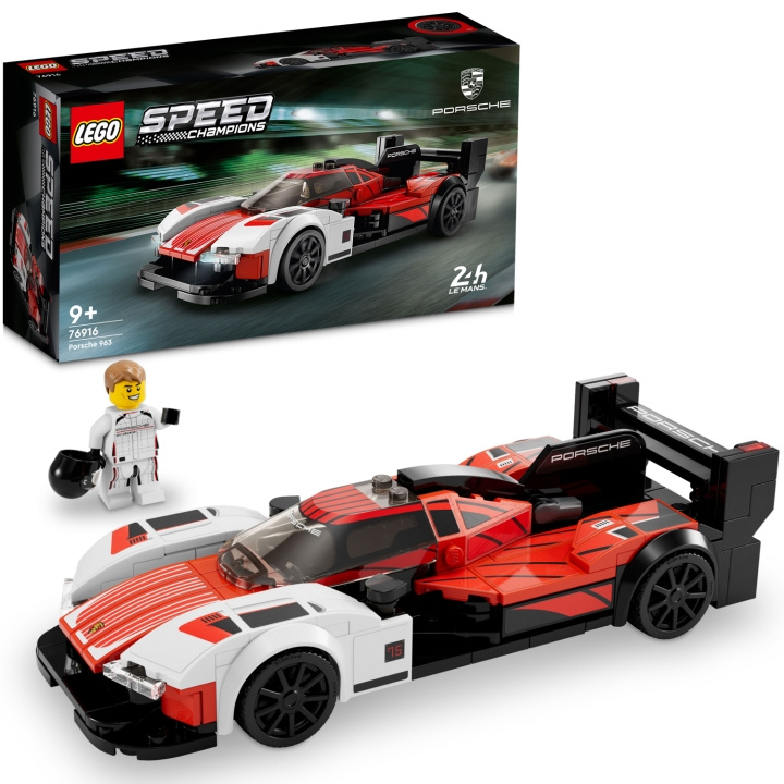 LEGO Speed Champions - Porsche 963 76916 i gruppen LEKER, BARN OG BABY / Leker / Byggeleker / Lego hos TP E-commerce Nordic AB (C23418)