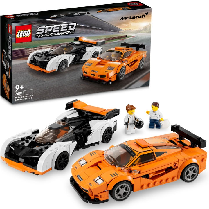 LEGO McLaren Solus GT & McLaren F1 LM 76918 i gruppen LEKER, BARN OG BABY / Leker / Byggeleker / Lego hos TP E-commerce Nordic AB (C23420)