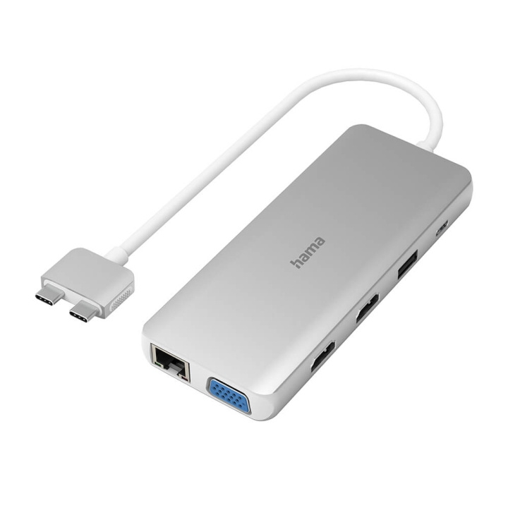 Hama Hub USB-C Connect2Mac 12-porter i gruppen Datautstyr / Datamaskin Tilbehør / USB-Hubs hos TP E-commerce Nordic AB (C23471)