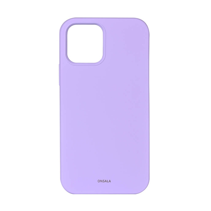 ONSALA Backcover Silicone iPhone 12/12 Pro Purple i gruppen SMARTTELEFON & NETTBRETT / Mobilbeskyttelse / Apple / iPhone 12 / Deksel hos TP E-commerce Nordic AB (C23599)