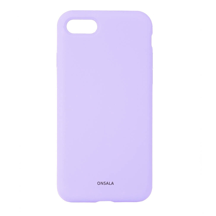 ONSALA Backcover Silicone iPhone 6/7/8/SE Purple i gruppen SMARTTELEFON & NETTBRETT / Mobilbeskyttelse / Apple / iPhone SE (2nd gen & 3rd gen) / Deksel hos TP E-commerce Nordic AB (C23601)