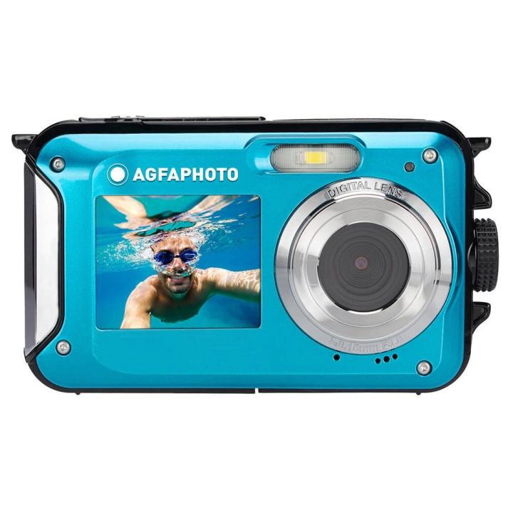 Agfa Digitalt kamera WP8000 CMOS WP 24MP Blå Full HD i gruppen Elektronikk / Foto og video / Kameraer hos TP E-commerce Nordic AB (C23608)