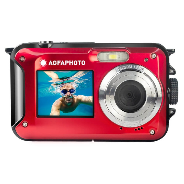 Agfa Digitalt kamera WP8000 CMOS WP 24MP Rød Full HD i gruppen Elektronikk / Foto og video / Kameraer hos TP E-commerce Nordic AB (C23609)