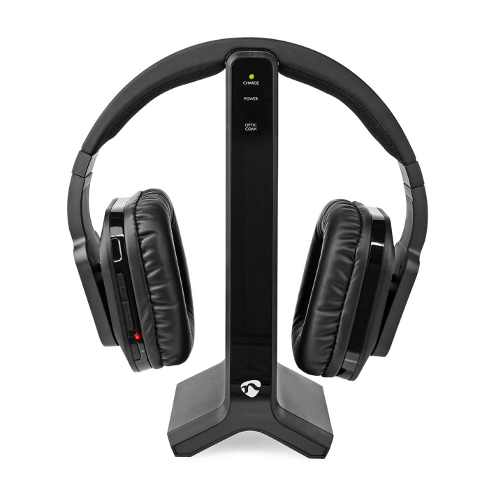 Nedis Trådløs TV hodetelefoner | RF | Over-Ear | Maksimal batteritid: 8 timer | 25 m | Digital lyd | Ladestasjon | Sort i gruppen Elektronikk / Lyd & Bilde / Hodetelefoner & Tilbehør / Hodetelefoner hos TP E-commerce Nordic AB (C23642)