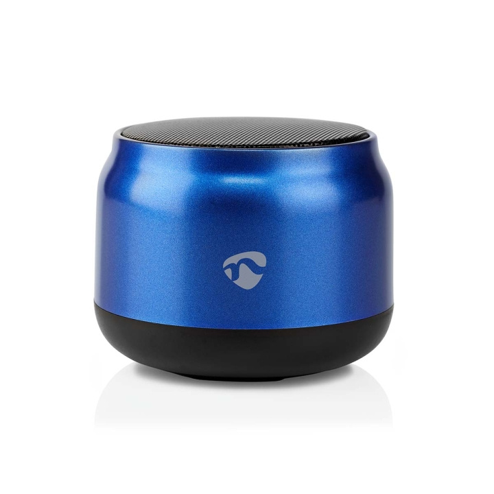 Nedis Bluetooth® Speaker | Maksimal batteritid: 4 timer | Håndholdt design | 5 W | Mono | Innebygd mikrofon | Linkable | Blå i gruppen Elektronikk / Lyd & Bilde / Høyttalere & tilbehør / Bluetooth-høyttalere / Bærbare høyttalere hos TP E-commerce Nordic AB (C23647)
