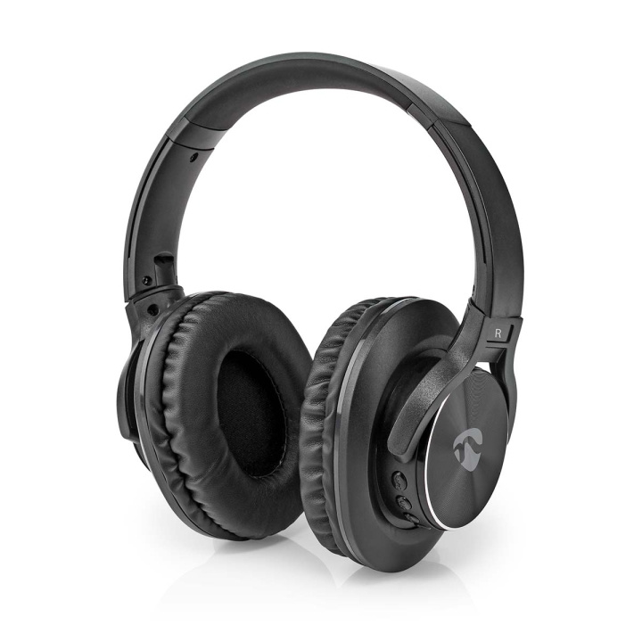 Nedis Trådløse Over-Ear hodetelefoner | Maksimal batteritid: 7 timer | Innebygd mikrofon | Trykk kontroll | Stemmestyring | Volumkontroll | Sort i gruppen Elektronikk / Lyd & Bilde / Hodetelefoner & Tilbehør / Hodetelefoner hos TP E-commerce Nordic AB (C23651)