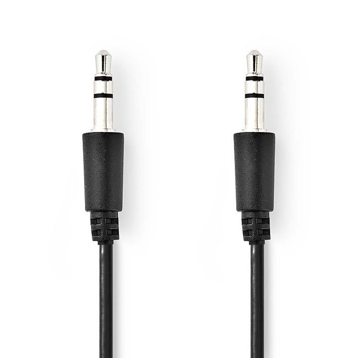 Nedis Stereo lydkabel | 3.5 mm Han | 3.5 mm Han | Nikkel belagt | 2.00 m | Rund | Sort | Konvolutt i gruppen Elektronikk / Lyd & Bilde / Høyttalere & tilbehør / Tilbehør hos TP E-commerce Nordic AB (C23734)