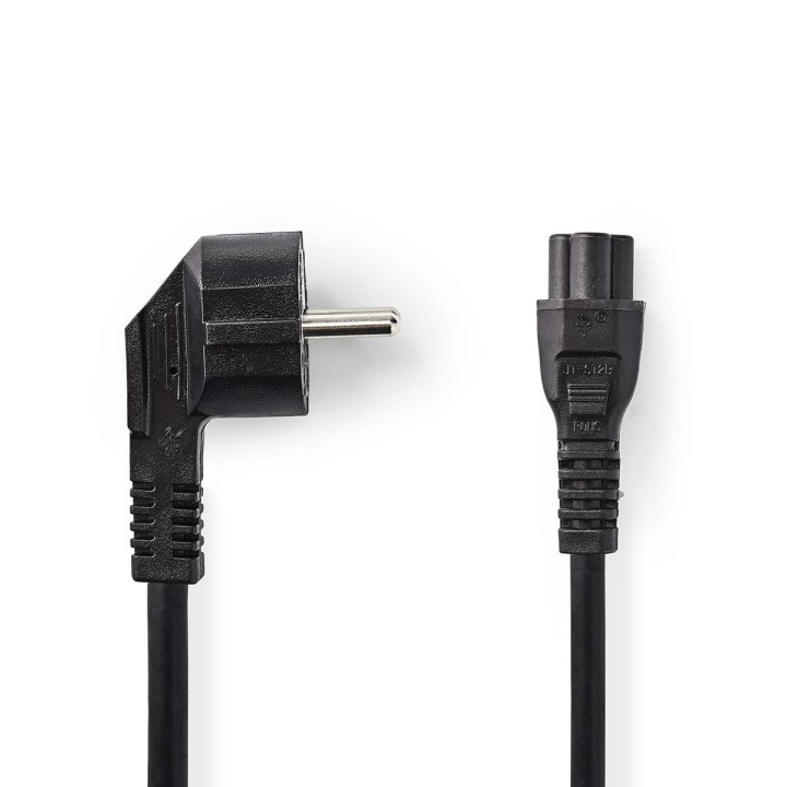 Nedis Strømkabel | Jordet kontakt han | IEC-320-C5 | Vinklet | Rett | Nikkel belagt | 2.00 m | Rund | PVC | Sort | Boks i gruppen Datautstyr / Kabler og adaptere / Intern / Strømkabler og adaptere hos TP E-commerce Nordic AB (C23792)