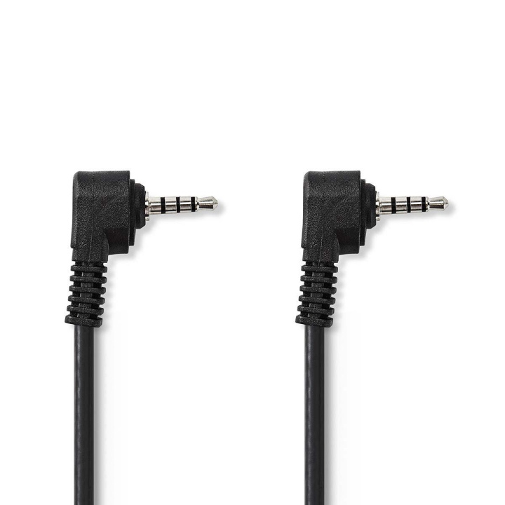 Nedis Audio Video Cable | 3.5 mm Han | 3.5 mm Han | Nikkel belagt | 1.00 m | Rund | PVC | Sort i gruppen Elektronikk / Foto og video / Fotograferingsutstyr / Kabler hos TP E-commerce Nordic AB (C23793)