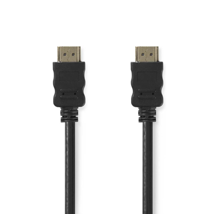 Nedis High Speed ​​HDMI ™ kabel med Ethernet | HDMI ™ -kontakt | HDMI ™ -kontakt | 4K@30Hz | ARC | 10.2 Gbps | 7.50 m | Rund | PVC | Sort | Blister i gruppen Elektronikk / Kabler og adaptere / HDMI / Kabler hos TP E-commerce Nordic AB (C23798)