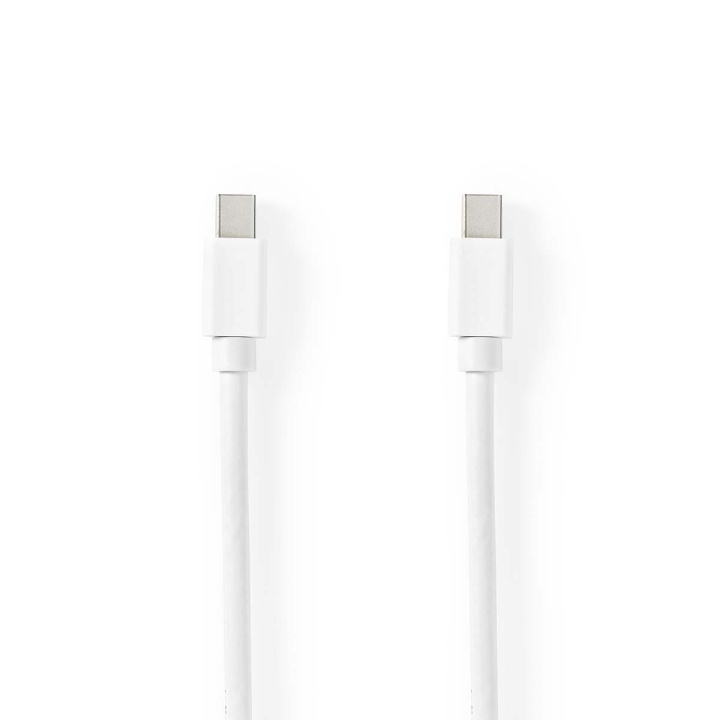 Nedis Mini Displayport-kabel | DisplayPort 1.4 | Mini DisplayPort Han | Mini DisplayPort Han | 48 Gbps | Nikkel belagt | 2.00 m | Rund | PVC | Hvit | Blister i gruppen Datautstyr / Kabler og adaptere / DisplayPort / Kabler hos TP E-commerce Nordic AB (C23845)