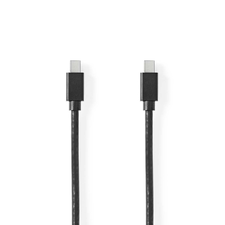 Nedis Mini Displayport-kabel | DisplayPort 1.4 | Mini DisplayPort Han | Mini DisplayPort Han | 48 Gbps | Nikkel belagt | 2.00 m | Rund | PVC | Sort | Konvolutt i gruppen Datautstyr / Kabler og adaptere / DisplayPort / Kabler hos TP E-commerce Nordic AB (C23846)