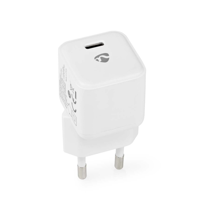 Nedis vegg lader | 30 W | PD3.0 30W | Hurtigladefunksjon | 1.5 / 2.0 / 2.5 / 3.0 A | Antall utganger: 1 | USB-C™ | Automatisk Spenning Utvalg | Hvit i gruppen SMARTTELEFON & NETTBRETT / Ladere og Kabler / Vegglader / Vegglader Type C hos TP E-commerce Nordic AB (C23929)