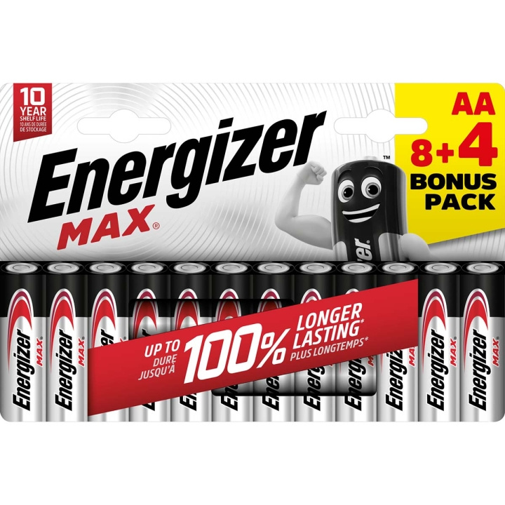 Energizer Alkaline Batteri AA | 1.5 V DC | 12-Blister i gruppen Elektronikk / Batterier & Ladere / Batterier / AA hos TP E-commerce Nordic AB (C23950)