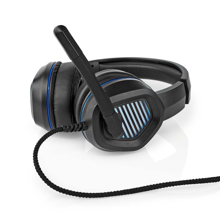 Nedis Gaming Headset | Over-Ear | Surround | USB Type-A | Fold-Away Mikrofon | 2.10 m | LED i gruppen Datautstyr / GAMING / Headset hos TP E-commerce Nordic AB (C23951)