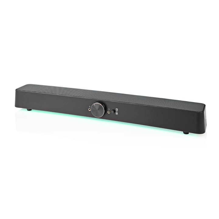 Nedis Gaming Speaker | Høyttalerkanaler: 2.0 | USB-Strøm | 3.5 mm Han | 30 W | LED | Volumkontroll | Koblingsutgang: 1x 3.5 mm i gruppen Datautstyr / GAMING / Gaming-tilbehør hos TP E-commerce Nordic AB (C23957)