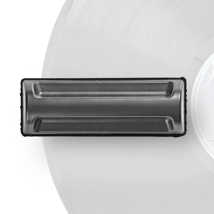 Nedis Vinyl Record Cleaner | Børste | ABS / Mikrofiber | Sort i gruppen Elektronikk / Lyd & Bilde / Hjemmekino, HiFi og bærbar / Kompakt Stereo & Platespillere hos TP E-commerce Nordic AB (C24043)