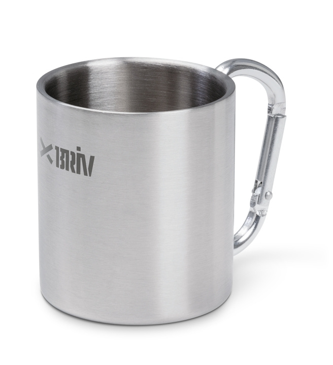 Stålkrus med karabinkrok 220 ml i gruppen SPORT, FRITID & HOBBY / Morsomme produkter / Kopper hos TP E-commerce Nordic AB (C24168)