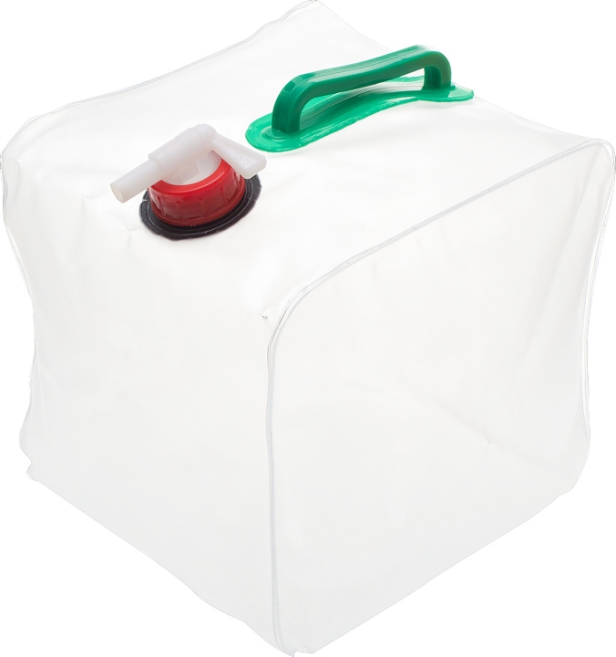 Sammenleggbar vannbeholder, håndtak og kran 10 liter i gruppen SPORT, FRITID & HOBBY / Friluftsliv / Tilbehør hos TP E-commerce Nordic AB (C24171)