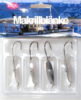 Makrellstørjeemner i rustfritt stål, 4 stk i gruppen SPORT, FRITID & HOBBY / Friluftsliv / Fiskeutstyr og tilbehør hos TP E-commerce Nordic AB (C24217)