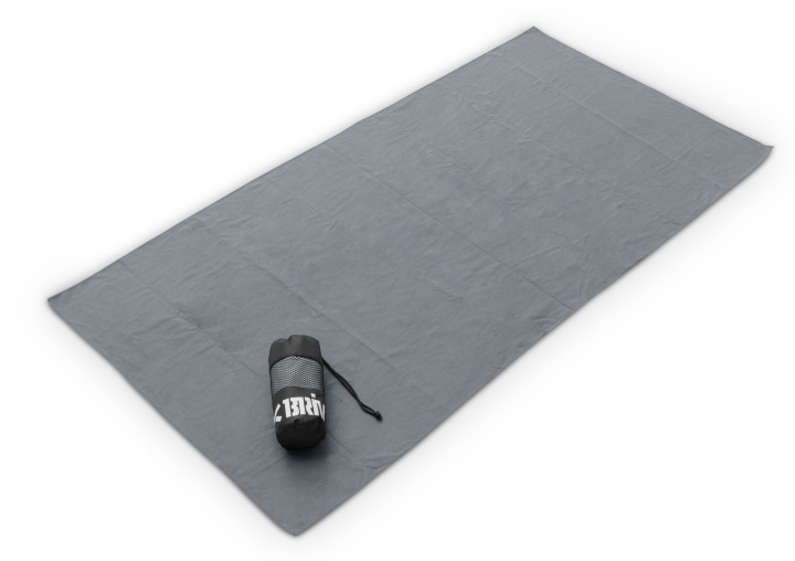 Mikrofiberhåndkle, Grå, 70x140 cm i gruppen SPORT, FRITID & HOBBY / Friluftsliv / Tilbehør hos TP E-commerce Nordic AB (C24306)