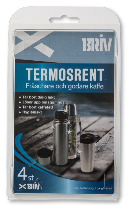 Briv Thermo-clean 4-pakning i gruppen SPORT, FRITID & HOBBY / Friluftsliv / Termoser og flasker hos TP E-commerce Nordic AB (C24440)