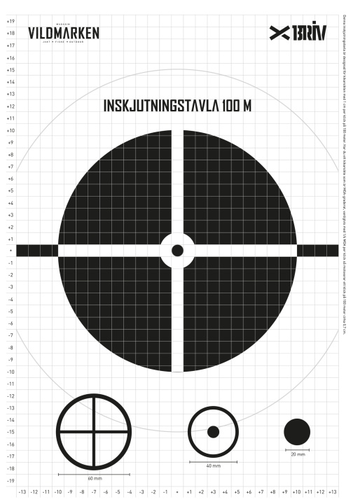 Måltavla A3 Inskjutning, 5-pack i gruppen SPORT, FRITID & HOBBY / Friluftsliv / Tilbehør hos TP E-commerce Nordic AB (C24494)