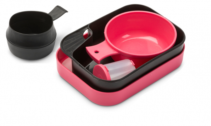 Briv Komplett tallerkeneske Pink i gruppen SPORT, FRITID & HOBBY / Friluftsliv / Matlaging hos TP E-commerce Nordic AB (C24567)