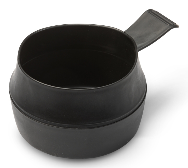 Briv Sammenleggbar kopp 2,5 dl, svart i gruppen SPORT, FRITID & HOBBY / Friluftsliv / Matlaging hos TP E-commerce Nordic AB (C24582)