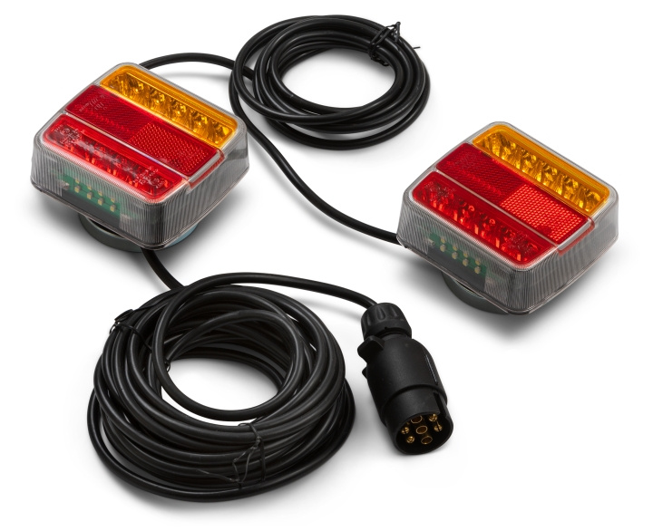 Baklyktsett LED magnetisk brakett 2-pk komplett, 1/6 i gruppen Bil / Bilbelysning / Varsellys hos TP E-commerce Nordic AB (C24605)