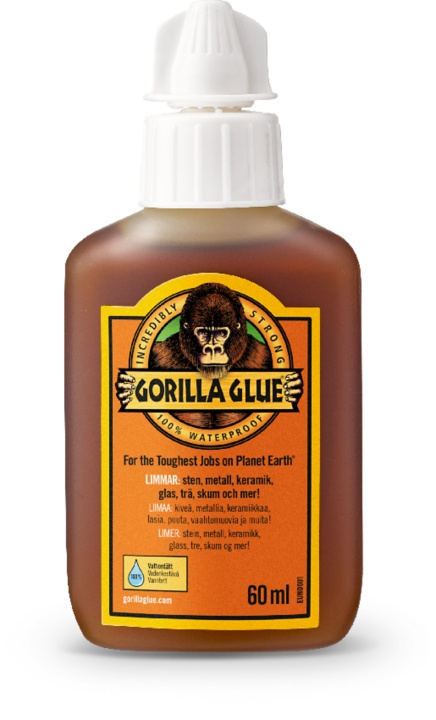 Gorilla Lim 60 ml, 1/5 i gruppen HJEM, HUS OG HAGE / Kontorsmaterialer / Teip / Lim hos TP E-commerce Nordic AB (C24613)