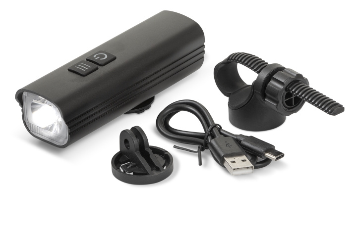 Sykkelhodelykt Track 1000 USB 1xT6 i gruppen SPORT, FRITID & HOBBY / Sportsutstyr / Sykkeltilbehør / Sykkellys hos TP E-commerce Nordic AB (C24671)