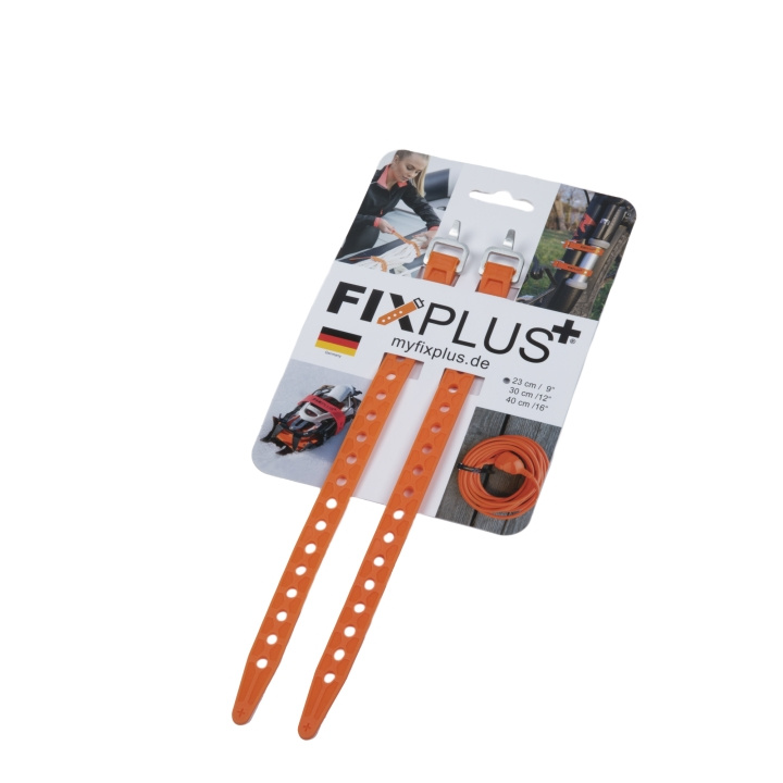 Spännband FixPlus 2-pack 23 cm Orange i gruppen SPORT, FRITID & HOBBY / Friluftsliv / Tilbehør hos TP E-commerce Nordic AB (C24707)