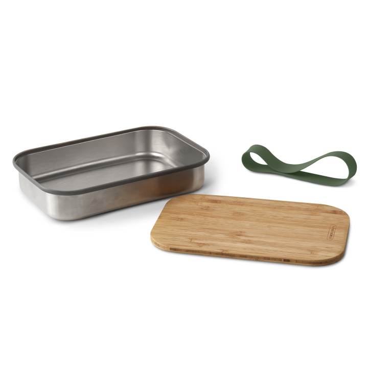 Black+Blum Sandwichboks B+B, Liten, 900 ml, Oliven i gruppen SPORT, FRITID & HOBBY / Friluftsliv / Matlaging hos TP E-commerce Nordic AB (C24804)