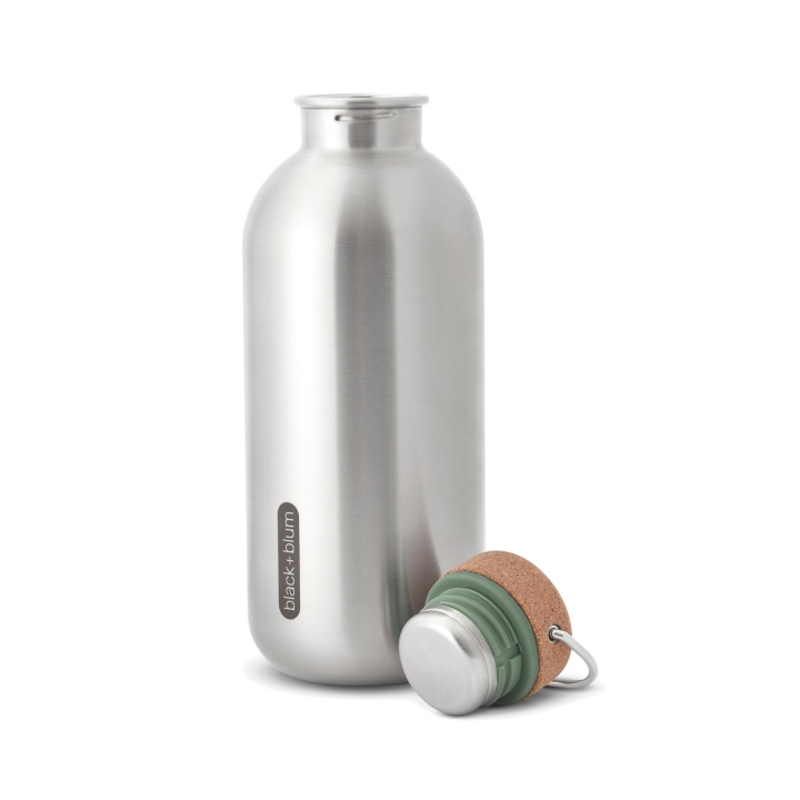 Stålflaske B+B Small 600 ml Olive i gruppen SPORT, FRITID & HOBBY / Friluftsliv / Termoser og flasker hos TP E-commerce Nordic AB (C24808)