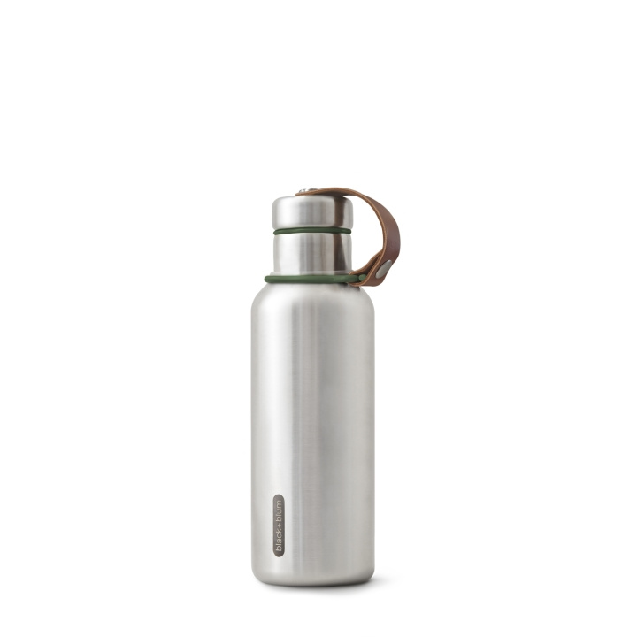 Steel Thermo bottle B+B Small 500 ml Oliv i gruppen SPORT, FRITID & HOBBY / Friluftsliv / Termoser og flasker hos TP E-commerce Nordic AB (C24809)