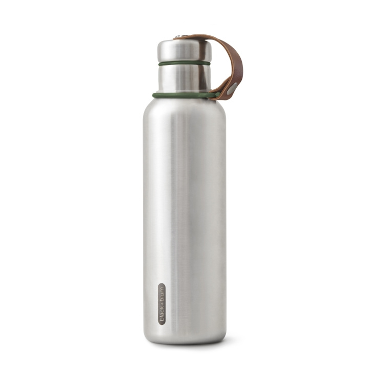 Steel Thermo bottle B+B Large 750 ml Oliv i gruppen SPORT, FRITID & HOBBY / Friluftsliv / Termoser og flasker hos TP E-commerce Nordic AB (C24810)