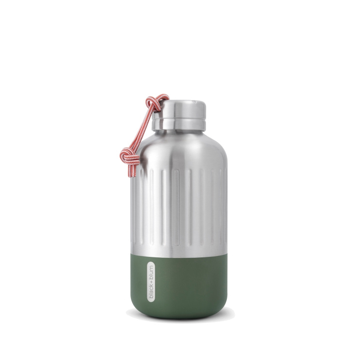 Explorer Thermo bottle B+B Small 600 ml Oliv i gruppen SPORT, FRITID & HOBBY / Friluftsliv / Termoser og flasker hos TP E-commerce Nordic AB (C24811)