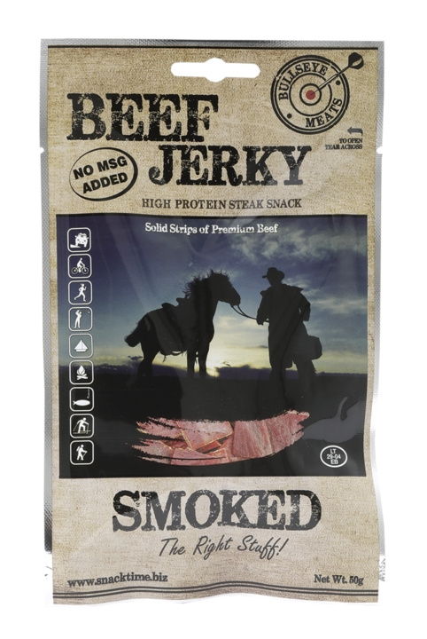 Beef Jerky Smoked 50 g i gruppen SPORT, FRITID & HOBBY / Friluftsliv / Tilbehør hos TP E-commerce Nordic AB (C24839)