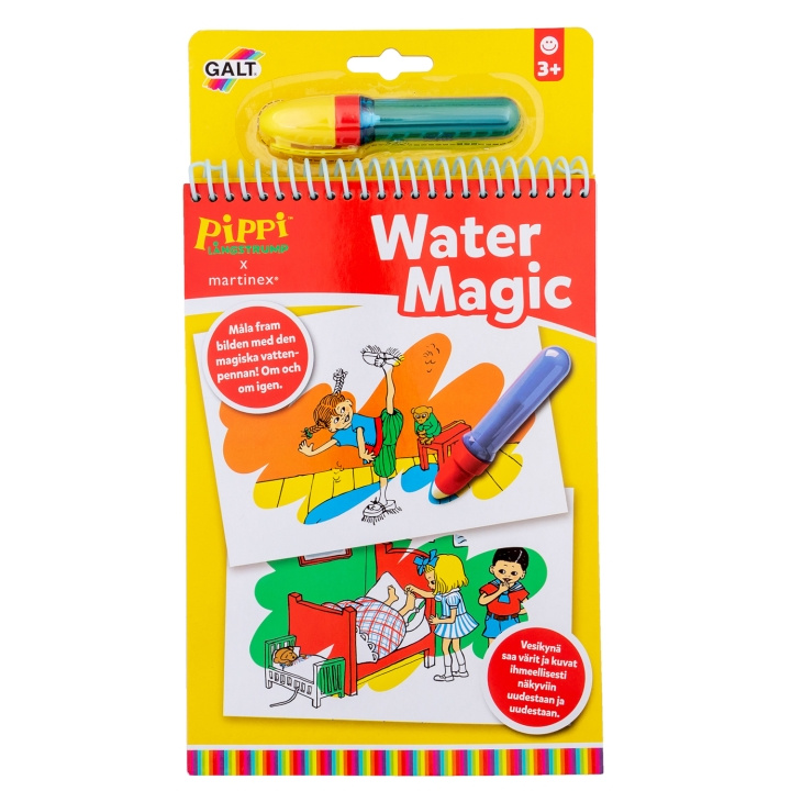 Pippi Vannmagi, vannfargeleggingsbok i gruppen LEKER, BARN OG BABY / Leker / Tegne & regne hos TP E-commerce Nordic AB (C24882)