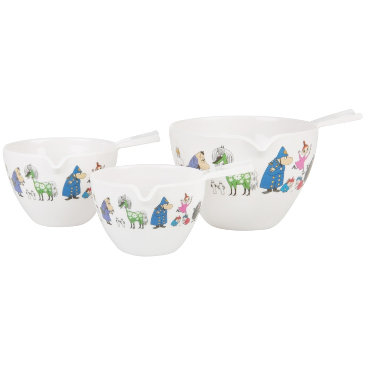 Mumin Figurer, Måleboller, Hvit i gruppen HJEM, HUS OG HAGE / Kjøkkenutstyr / Baketilbehør hos TP E-commerce Nordic AB (C24899)